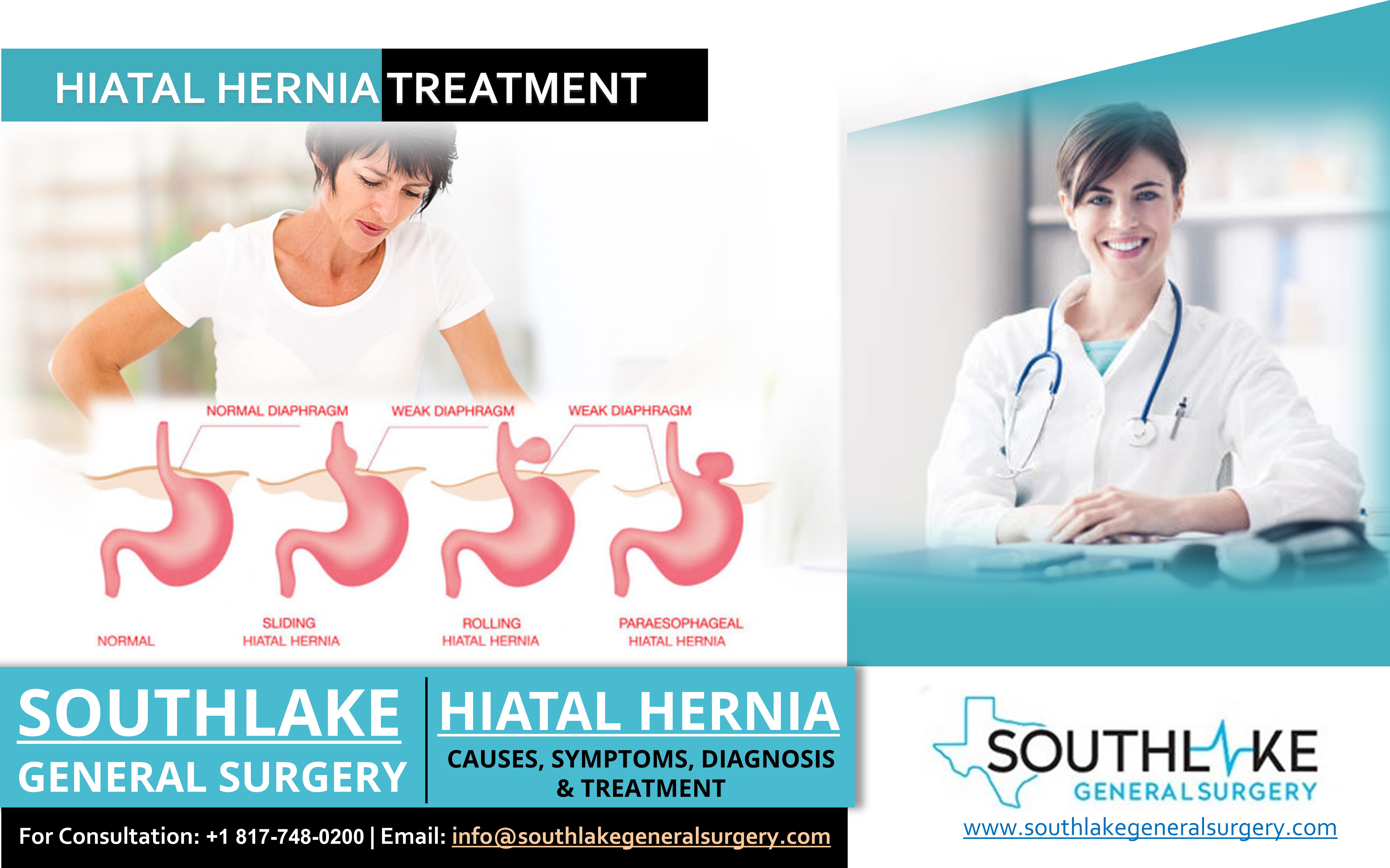 Hiatal Hernia Treatment at Southlake General Surgery, Texas - Southlake