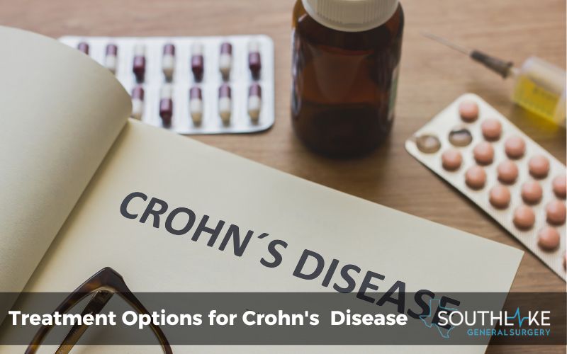 Assorted medications used in the treatment of Crohn's disease.