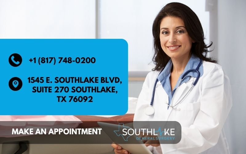 Contact information for Dr. Valeria Simone at Southlake General Surgery.