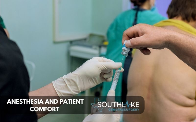 Patient being administered anesthesia before surgery.