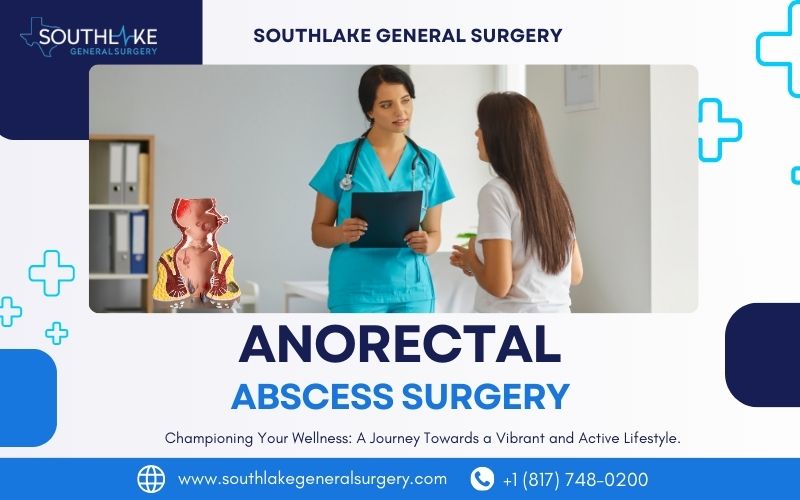 Doctor explaining anorectal abscess surgery to a patient