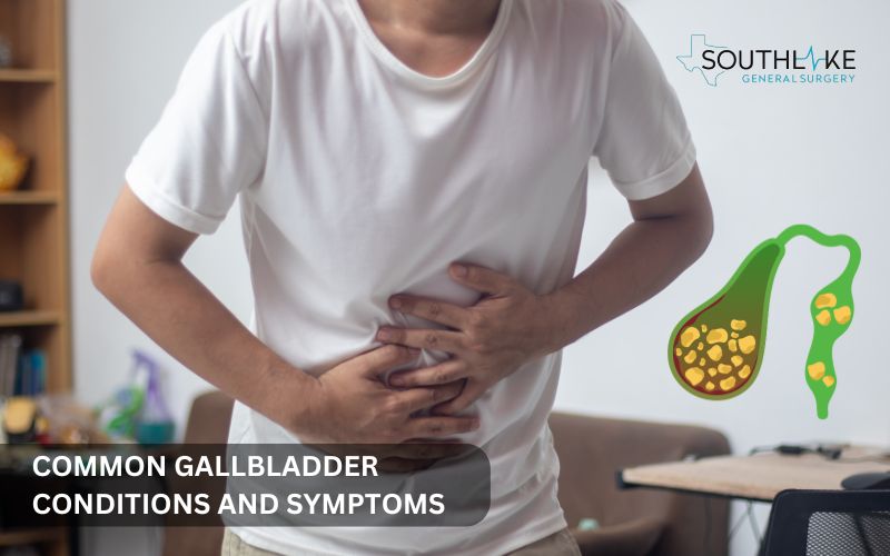 Visual representation of gallstones and their effects on the gallbladder.